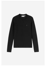 Carhartt WIP W' Philipa Longsleeve black – Vorderansicht