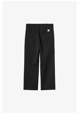 Carhartt WIP OG Master Chino- / Stoffhose blackrinsed – Rückenansicht