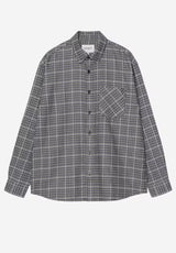Carhartt WIP Todrick Hemd-Langarm todrickhoundstooth-icesheet – Vorderansicht