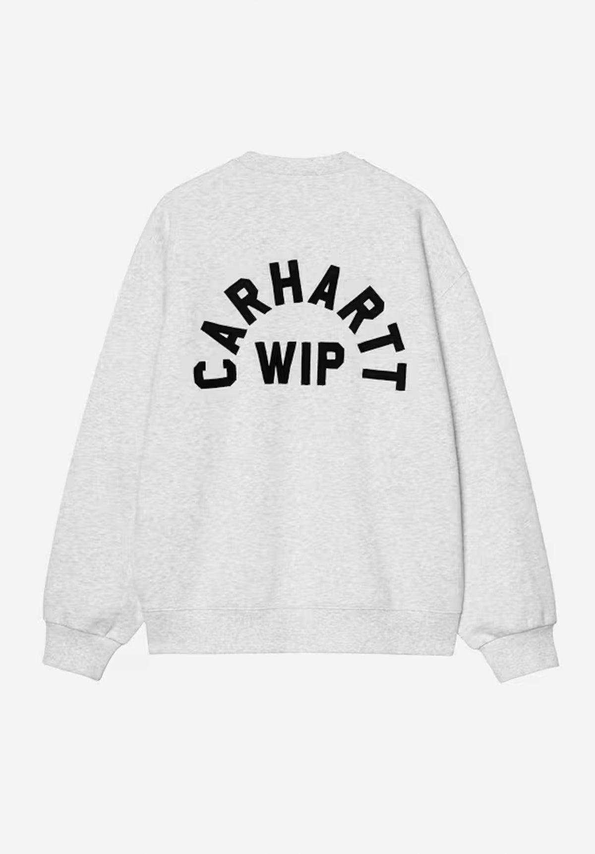 Carhartt WIP Arch Script Sweatshirt ashheather-darknavystonewashed – Rückenansicht
