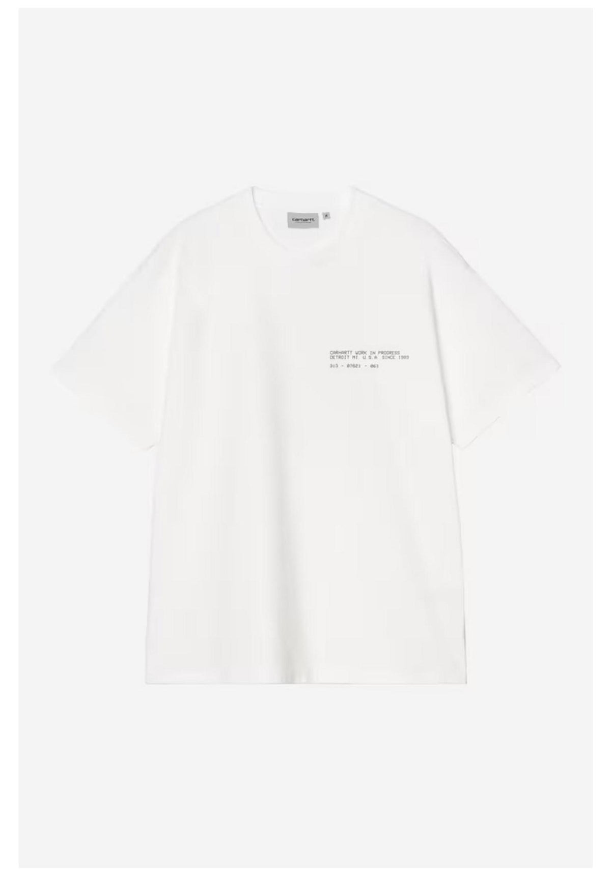 Carhartt WIP Feather Progress T-Shirt white – Rückenansicht