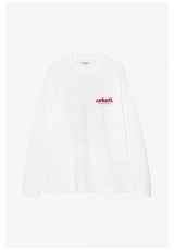 Carhartt WIP Framework Longsleeve white – Rückenansicht