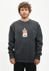 Cleptomanicx Hamburg Soup Sweatshirt bluegraphite – Vorderansicht