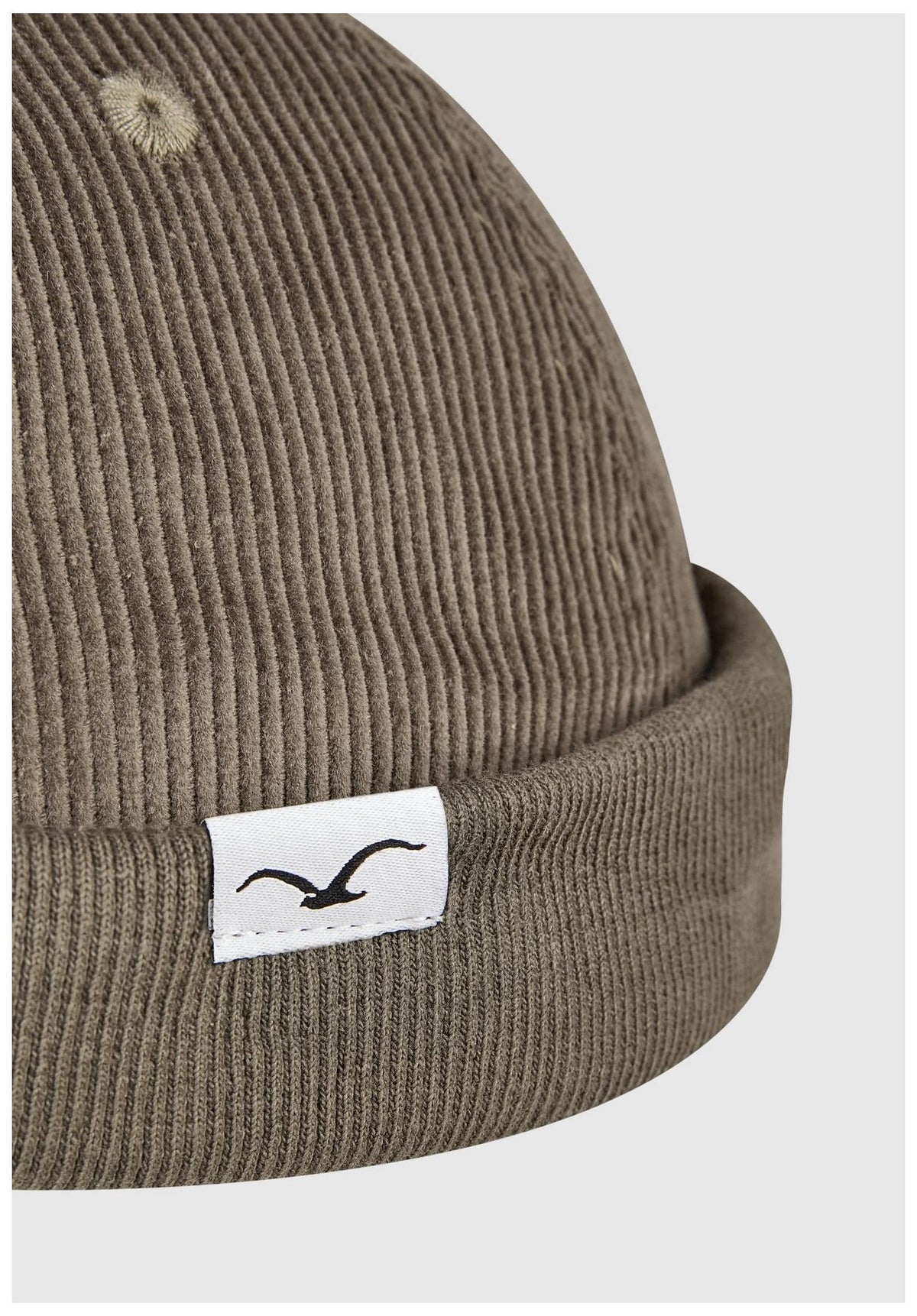 Cleptomanicx Brimless Cord Cap bungeecord – Rückenansicht