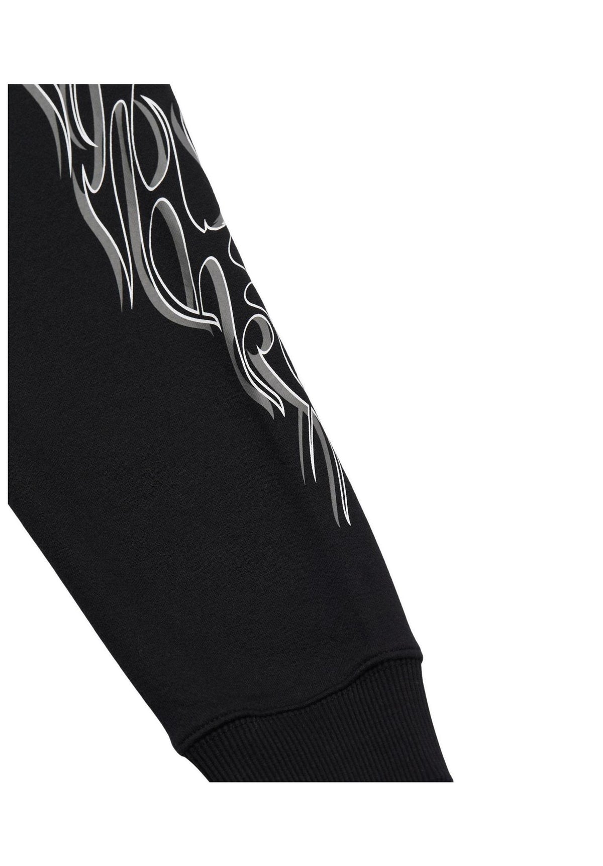 DC Shoes Side Flame PH Hoodie black – Rückenansicht