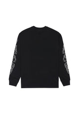 DC Shoes Side Flame Sweatshirt black – Rückenansicht
