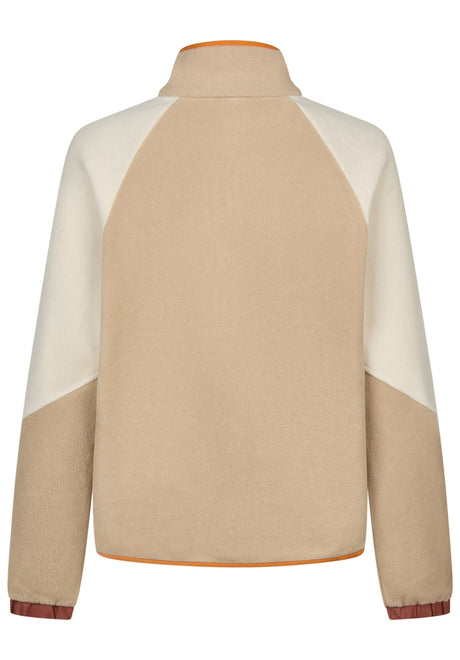 iriedaily Holina Mix Troyer Sweatshirt beige – Rückenansicht