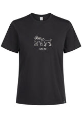 iriedaily I Like U T-Shirt black – Vorderansicht