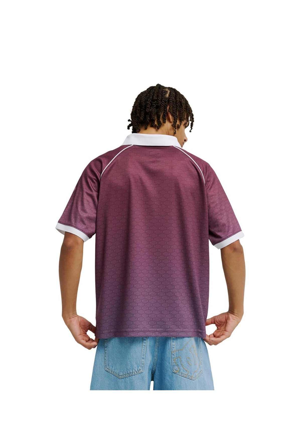 DC Shoes Soccer Top T-Shirt grapeade – Rückenansicht