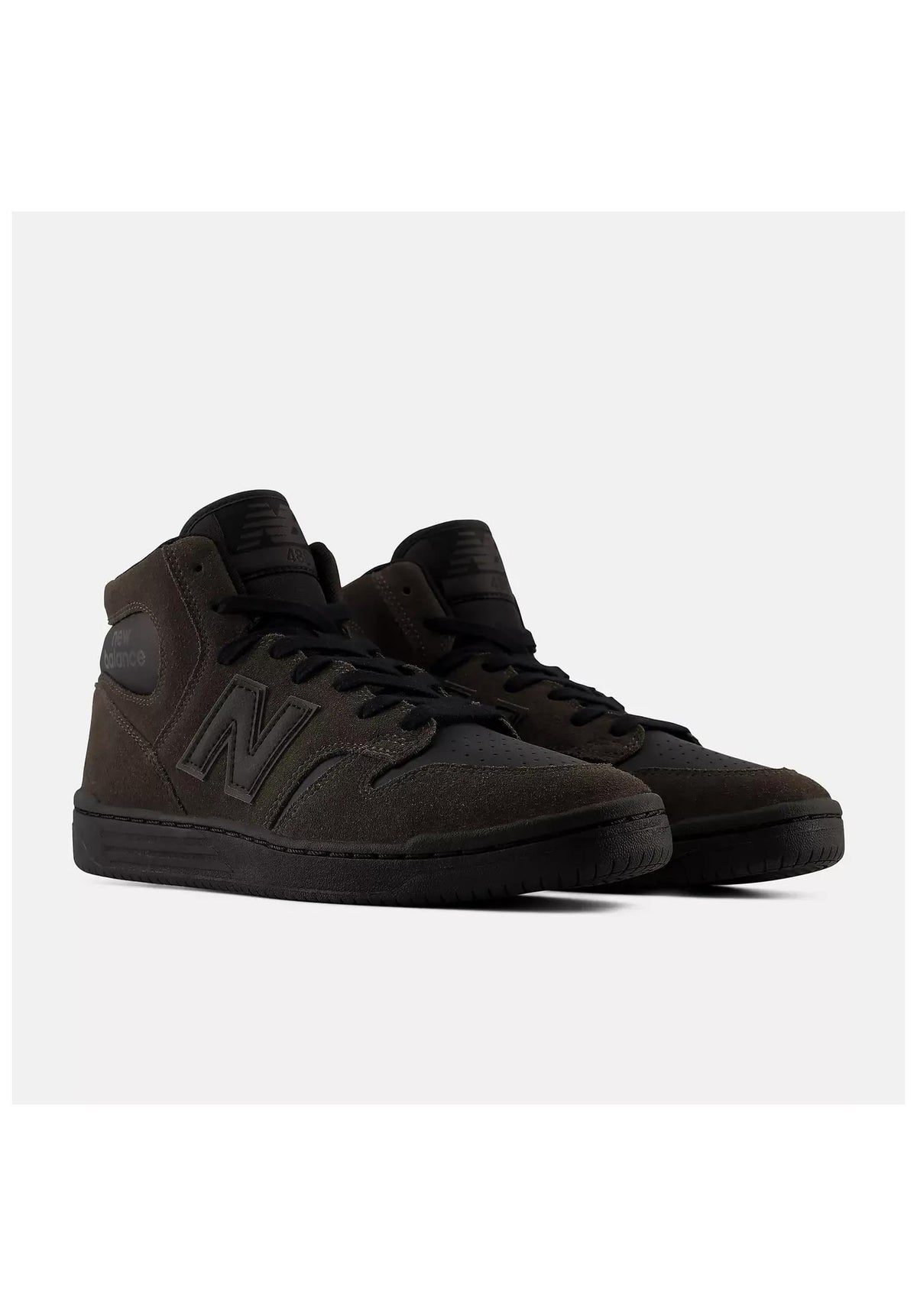 New Balance Numeric 480 High Schuhe Jungs charcoal-black – Rückenansicht