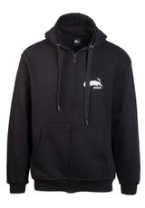 Atticus Event Zip Hoodie black – Vorderansicht