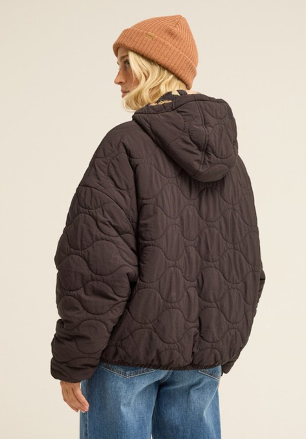Billabong Fall Camper Winterjacke blackpebble – Rückenansicht
