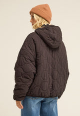 Billabong Fall Camper Winterjacke blackpebble – Rückenansicht