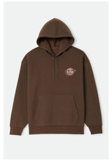 Brixton Heyward Hoodie walnut-brown – Vorderansicht