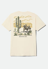 Brixton Keslo T-Shirt cream – Rückenansicht