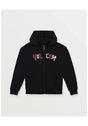 FA Ozzy Fleece Kids black Vorderansicht
