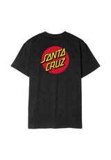 Santa-Cruz Classic Dot Chest SP26 T-Shirt black – Vorderansicht