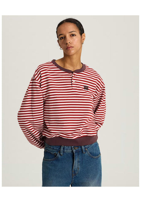 Vans Molly Henley Pullover Strickpullover palepetal-poppyember – Vorderansicht
