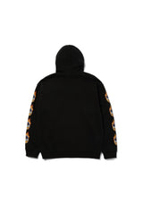 HUF x Spitfire Chrome Head Zip-Hoodie black – Rückenansicht