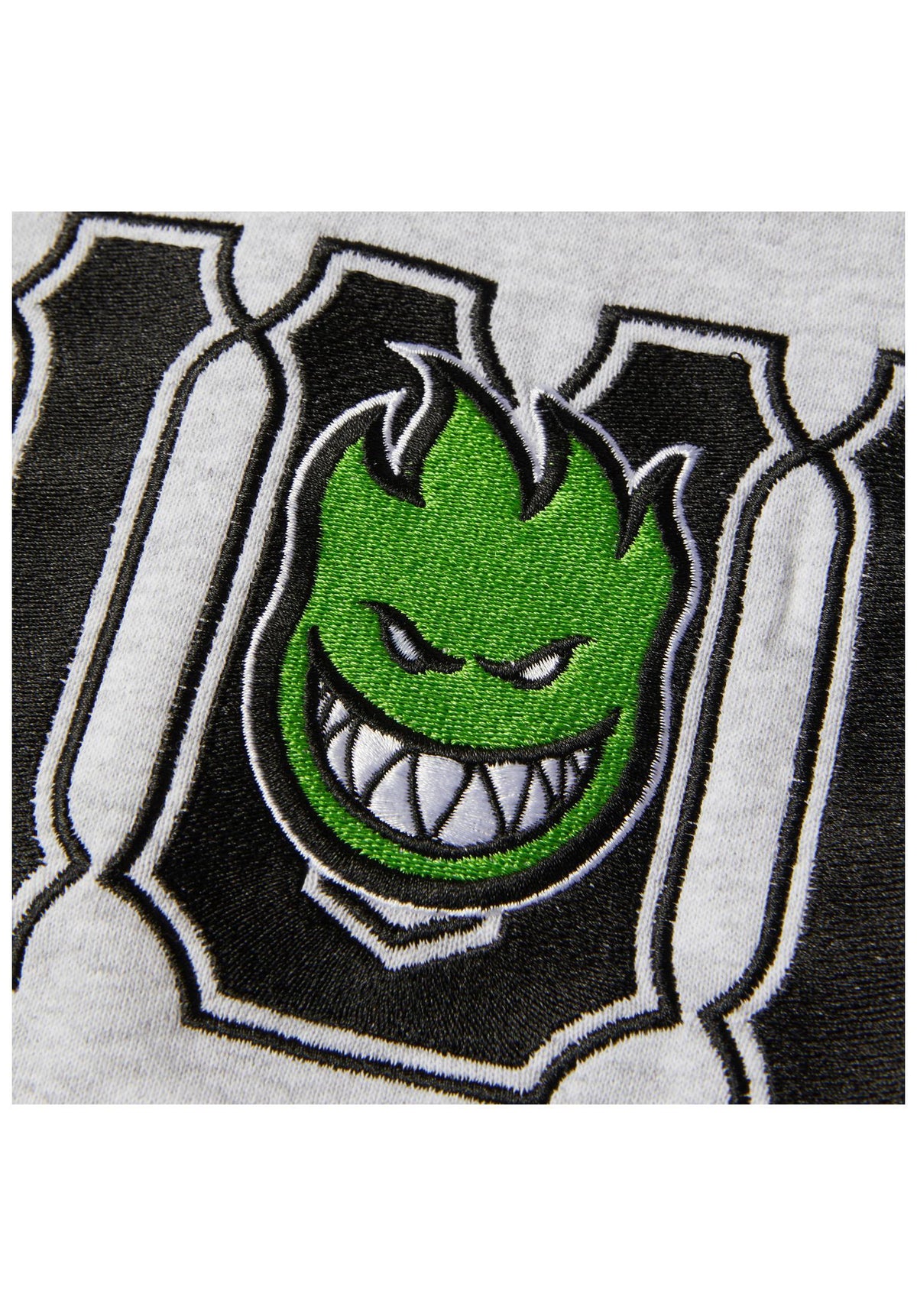 HUF x Spitfire Union Sweatshirt heathergrey – Detailansicht 1