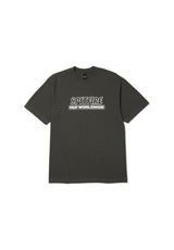 HUF x Spitfire Burn Heavyweight T-Shirt washedblack – Rückenansicht
