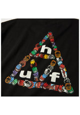 HUF x Spitfire Sticker TT T-Shirt black – Detailansicht 2