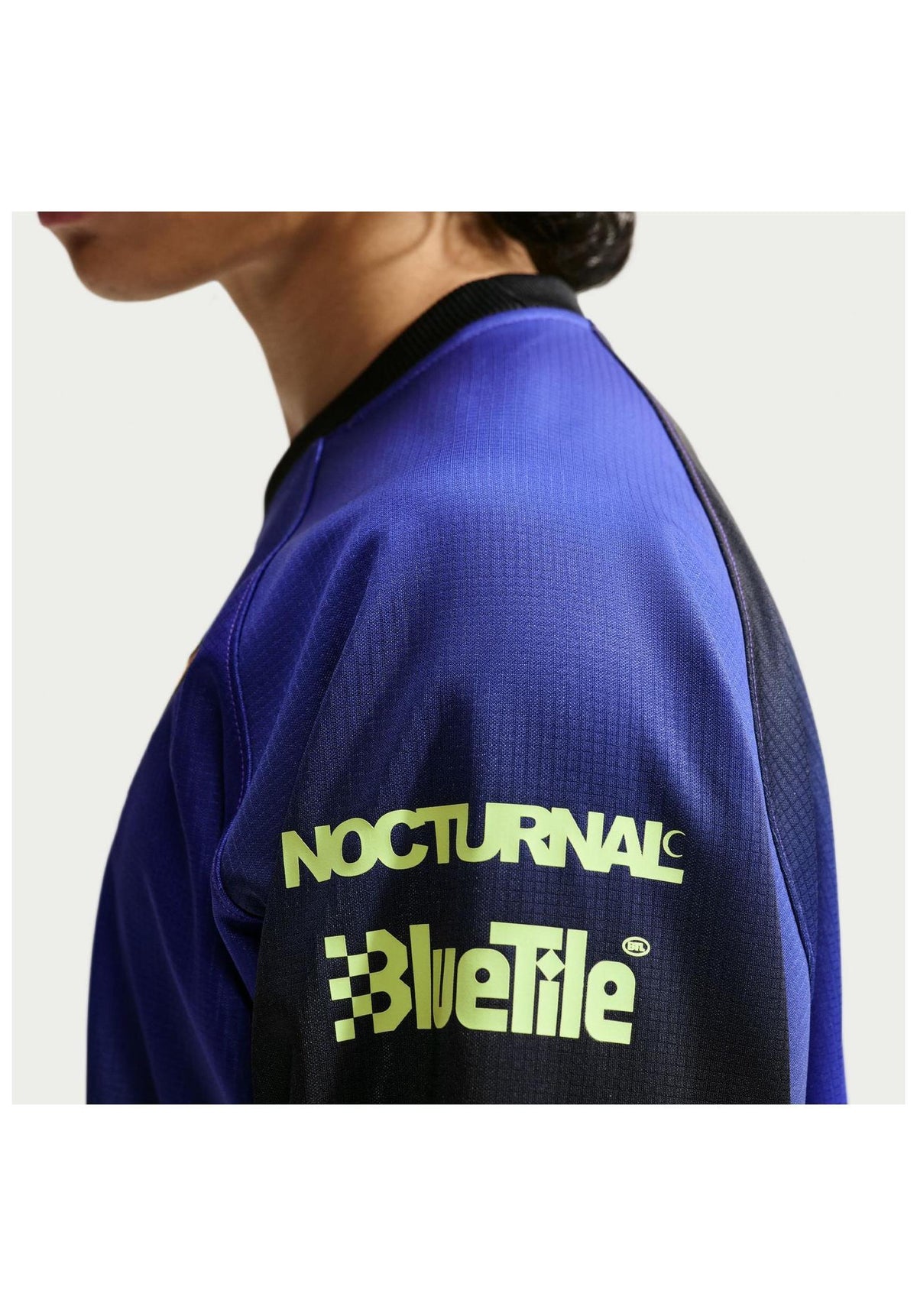 Nike SB Club 58 LS Skate Jersey Longsleeve darkconcord – Detailansicht 2