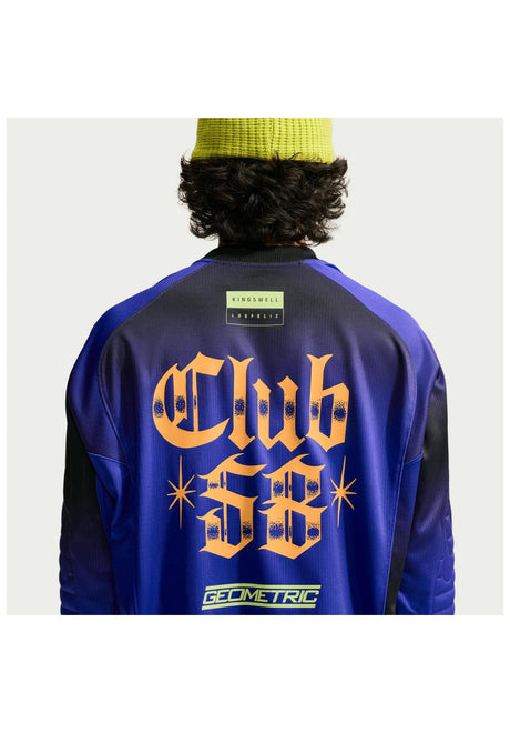 Nike SB Club 58 LS Skate Jersey Longsleeve darkconcord – Rückenansicht