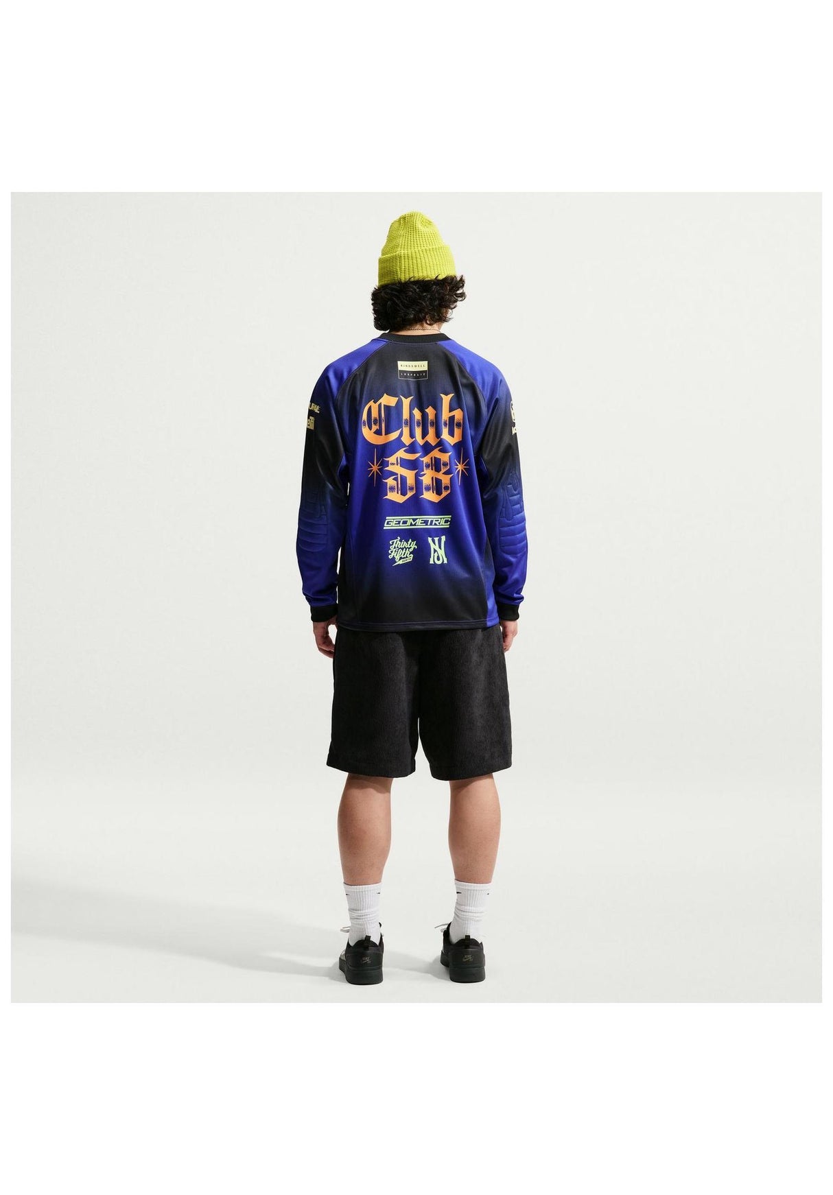 Nike SB Club 58 LS Skate Jersey Longsleeve darkconcord – Unteransicht