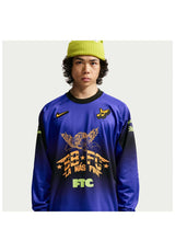 Nike SB Club 58 LS Skate Jersey Longsleeve darkconcord – Vorderansicht