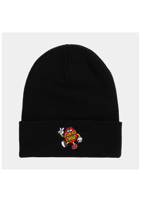 Santa-Cruz Dot Guy Mütze black – Vorderansicht