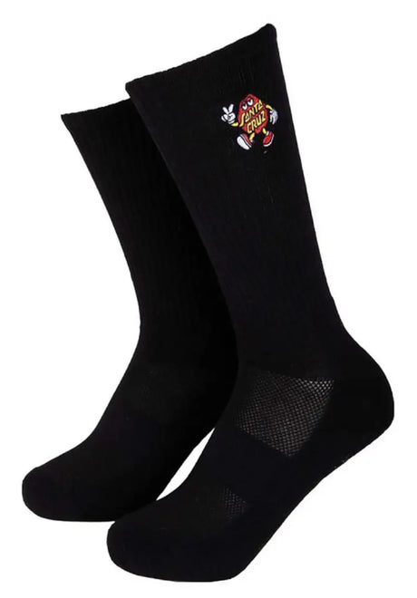 Santa-Cruz Dot Guy Socken black – Vorderansicht