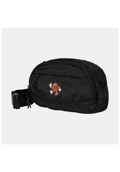 Santa-Cruz Dot Guy Waistpack Hip-Bag black – Vorderansicht