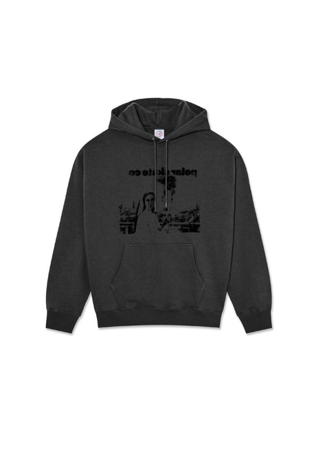 Polar Skate Co Dave Apocalypse Nun Hoodie dirtyblack – Rückenansicht