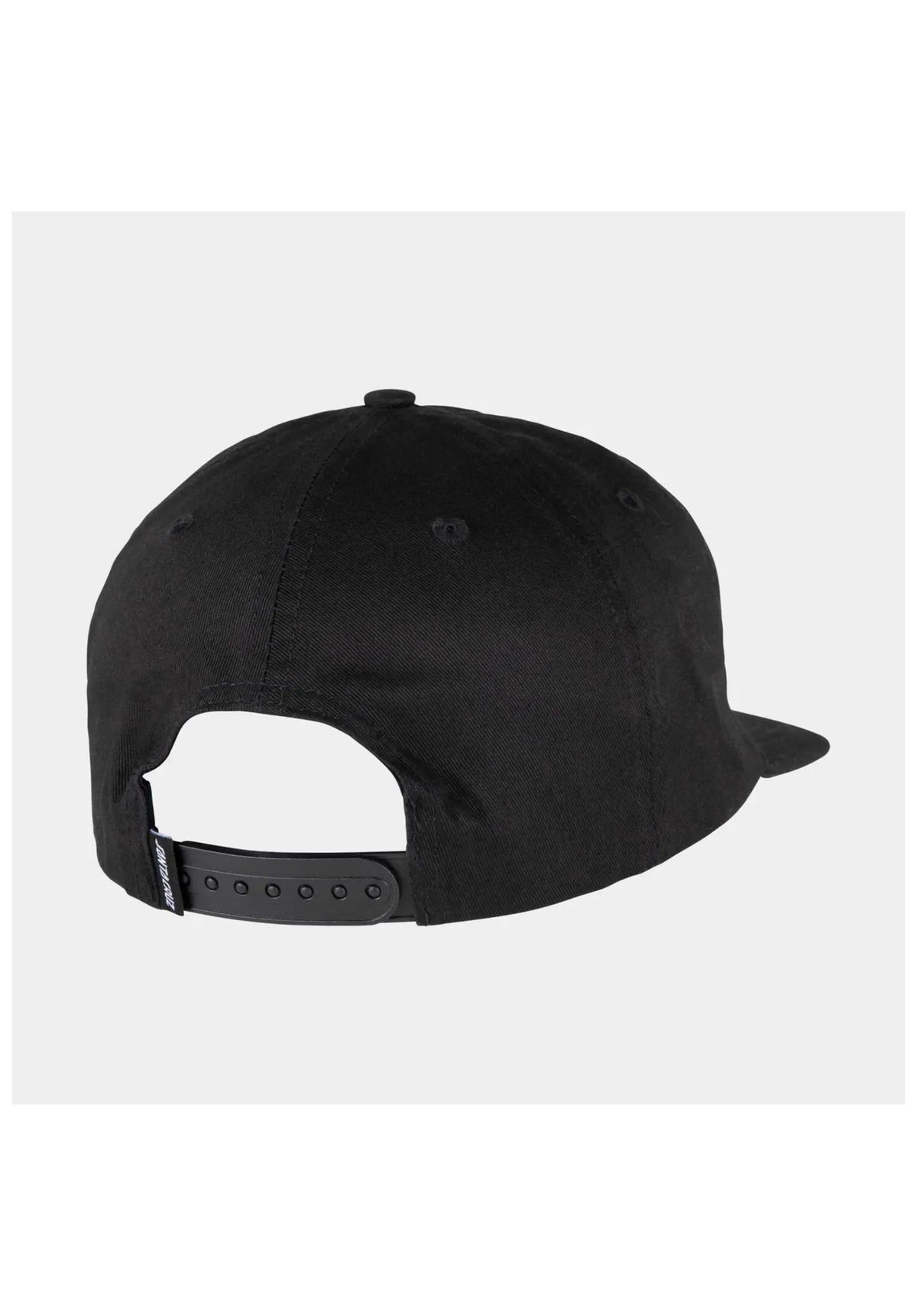 Santa-Cruz Cruz Label Cap black – Rückenansicht