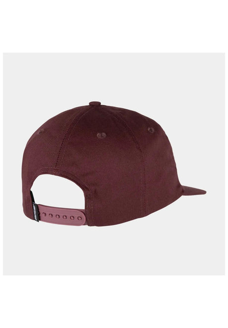 Santa-Cruz Cruz Label Cap darkplum – Rückenansicht