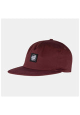 Santa-Cruz Cruz Label Cap darkplum – Vorderansicht
