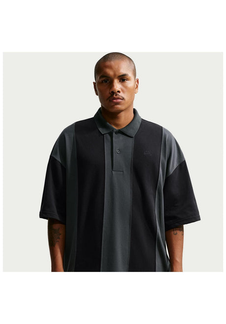 Nike SB Break Polo Polo-Shirt black-darksmokegrey-black – Vorderansicht