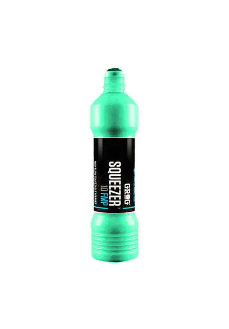 Grog High Flow Mini Squeezer Marker 10mm 35ml FMP Sprühdose miamigreen – Vorderansicht