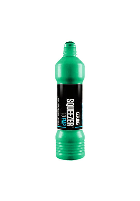 Grog High Flow Mini Squeezer Marker 10mm 35ml FMP Sprühdose obitorygreen – Vorderansicht