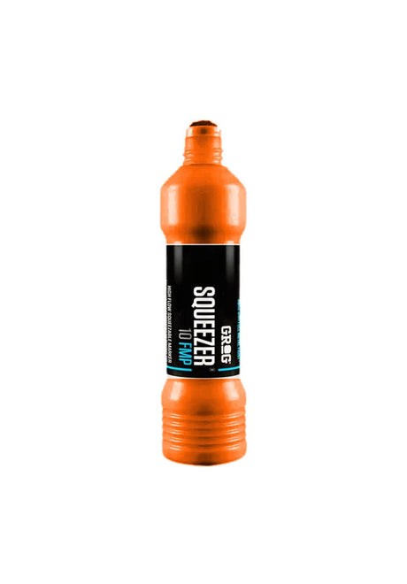 Grog High Flow Mini Squeezer Marker 10mm 35ml FMP Sprühdose clockworkorange – Vorderansicht