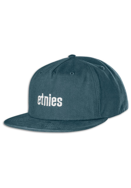 etnies Icon Embroidery Snapback Cap indigo – Vorderansicht