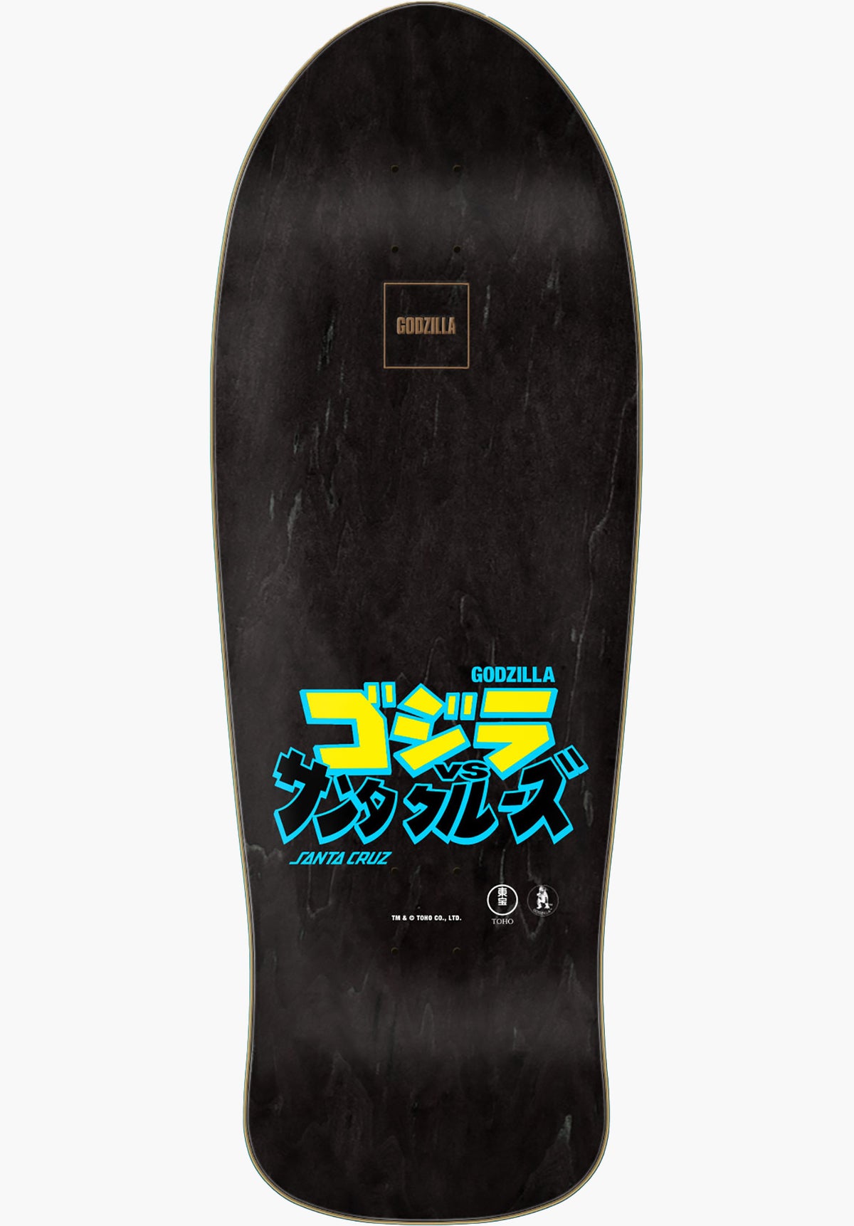 Santa-Cruz x Godzilla Mothra Natas Deck black – Rückenansicht