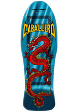Powell-Peralta Caballero Chinese Dragon Deck aqua foil – Vorderansicht