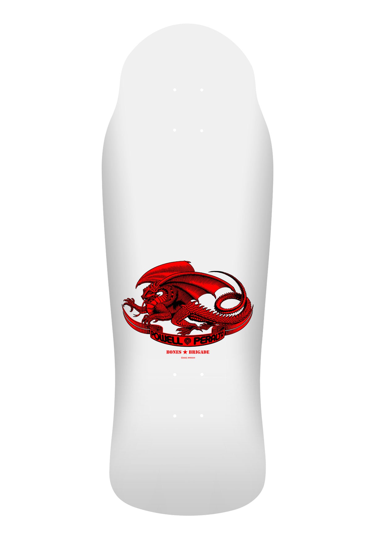 Powell-Peralta Tony Hawk Limited Edition 2 Deck white – Rückenansicht