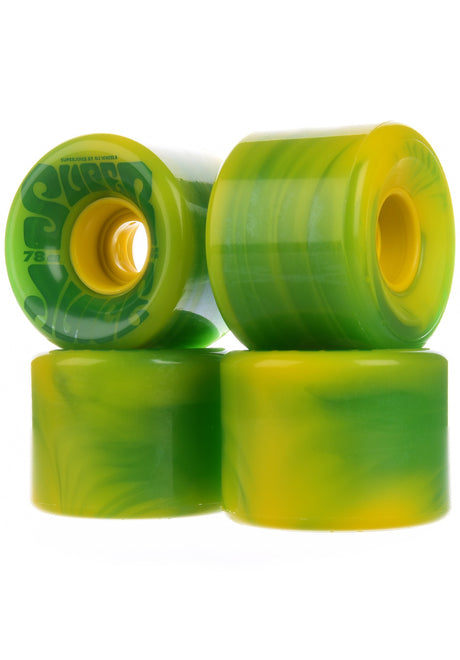 OJ Wheels Super Juice 78A Rolle green-yellow – Oberansicht