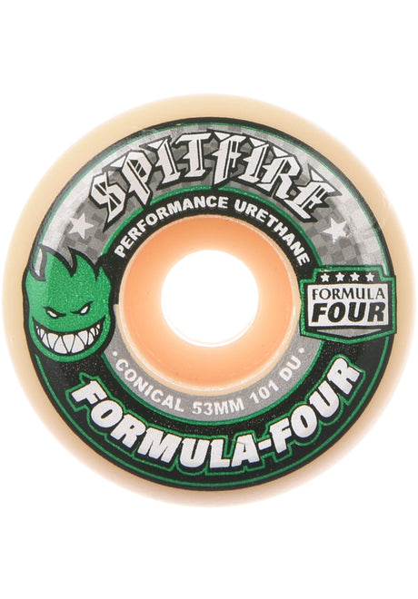 Spitfire Formula Four Conical Green 101A Rolle white – Vorderansicht