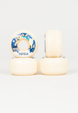 Bones Wheels STF Leal Slinky 99A V5 Sidecut Rolle white – Vorderansicht