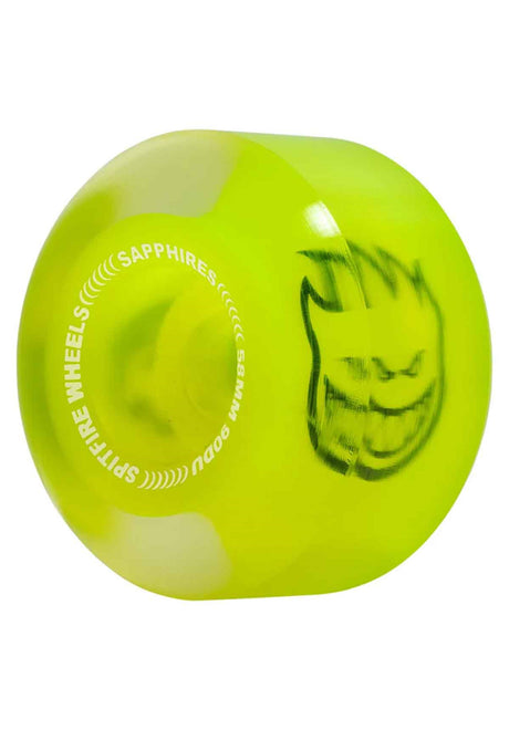 Spitfire Sapphire Soft Cruiser 90A Rolle neon-yellow – Vorderansicht