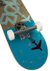 MOB-Skateboards Airlines Komplettboard natural-lightblue – Oberansicht